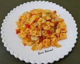 Foto langkah ke 7 dari resep Orak Arik Telur Paprika.