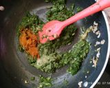 A picture of step 5 of Baked palak paneer rice.