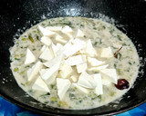 A picture of step 12 of Methi Matar Paneer Malai.