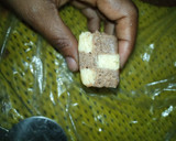 A picture of step 3 of Checkerboad cookies.