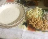 A picture of step 1 of Dahi pulki.