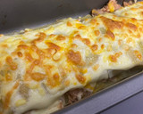 Foto del paso 5 de la receta: Lasaña fría de atún, espárragos verdes, 4 quesos, mayonesa y tomate a mi manera