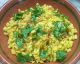A picture of step 4 of Daal Mash Fry.