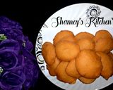 A picture of step 6 of Akara kosai.