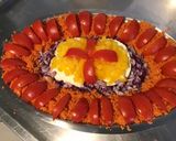 Une image de l'étape 9 de Salade de carottes, tomates, oignon rouge, poivron jaune et mozzarella di buffala.