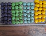 Foto langkah ke 3 dari resep 25. Rainbow Thousand Layer Mooncake.