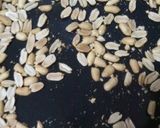 A picture of step 1 of Homemade Oil-Free Peanut Butter Without Water.