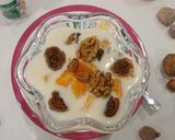 Foto del paso 4 de la receta: Yogur batido con mandarina y frutos secos