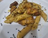 Foto del paso 5 de la receta: Macarrones con mojo verde y pollo