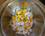 A picture of step 2 of Italian poppers.