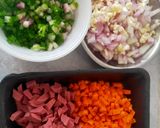 Foto langkah ke 1 dari resep Bola bola isi mozzarella.