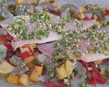 Foto del paso 5 de la receta: Lubina al ajillo con salteado de verduras