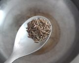 A picture of step 2 of Odia style moong dal khichdi.