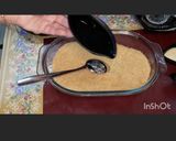 A picture of step 3 of Arabic sweet dish kunafa.