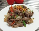 Foto langkah ke 7 dari resep Sapi Buncis Tiada Ide.