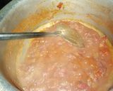 A picture of step 3 of Bhindi ka salun.