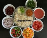 A picture of step 1 of Basmati Brown Rice Mexican Pulao.