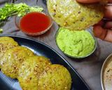 A picture of step 7 of Green moong Idli.