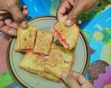 Foto langkah ke 4 dari resep Roti Panggang Teflon.