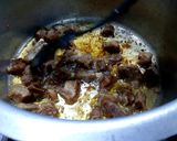 A picture of step 2 of Beef Yakhni Pulao.
