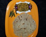 A picture of step 4 of Jowar ki bhakri.