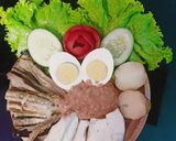 Foto langkah ke 4 dari resep Sambal kacang terung bakar tahu telor no oil untuk diet sehat.