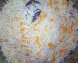 A picture of step 4 of Carrot rice.