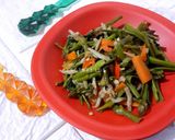 Foto langkah ke 5 dari resep Sayur : Tumis Kangkung Teri Medan tanpa Minyak.