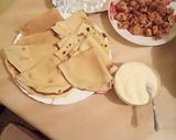 صورة لخطوة 2 من وصفة كريب مع شاورما