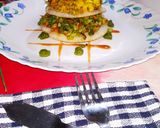 A picture of step 4 of Desi Burger.