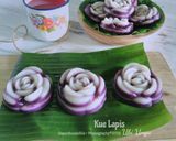 Foto langkah ke 4 dari resep Kue Lapis Ubi Ungu.