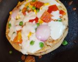 रोटी पिज़्ज़ा (roti pizza recipe in Hindi) रेसिपी चरण 4 फोटो