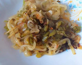 Foto del paso 8 de la receta: Tortilla de patatas con pulpo, cebolla y pimiento verde