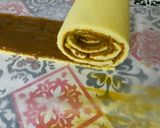 Foto del paso 2 de la receta: TORTA CEBRA DE PIONONO CON DULCE DE LECHE Y CREMA CHOCOTORTA 🤩😋😋👏❤️