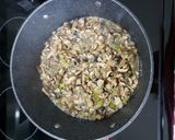 A picture of step 2 of Mushroom Soup.