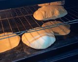 A picture of step 4 of Egyptian Whole Wheat Flatbread on the Stovetop.