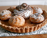 Foto del paso 23 de la receta: Tarta Saint Honoré (de crema de turrón y ¡sin gluten!)