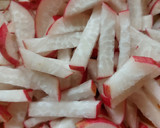Foto del paso 1 de la receta: Ensalada de pepino y rábano