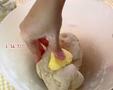 ขนมปังไส้กรอกพิซซ่า นวดมือ15นาที ง่ายแต่ออกมาดีงาม วิธีทำสูตร 4 รูป