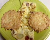 Foto del paso 2 de la receta Piruletas de queso con tortilla fina 🍭🧀