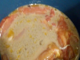 Pollo estilo Americano con espagueti rojo con salchicha