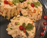 A picture of step 7 of Upma veggie cakes.