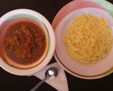 Couscous da farfesun kaza.matakin girki2 hoto
