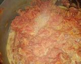 A picture of step 2 of Carrot burfi.