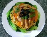 Hình bước làm 10 của món Mì Xào Giòn Chay