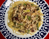 Foto del paso 10 de la receta: Spaghetti con trigueros y salsa de nueces