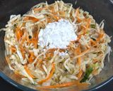 A picture of step 2 of Potato Cabbage Pancakes.