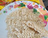 A picture of step 1 of Veg Maggi.