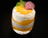 A picture of step 8 of Mango coconut parfait.