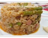 Foto del paso 5 de la receta: Arroz con setas y espárragos trigueros